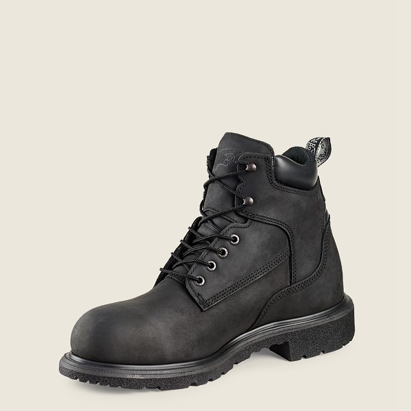 Red Wing Safety Boots Dynaforce® - 6-inch Waterproof Toe - Black - Mens ZBY534061